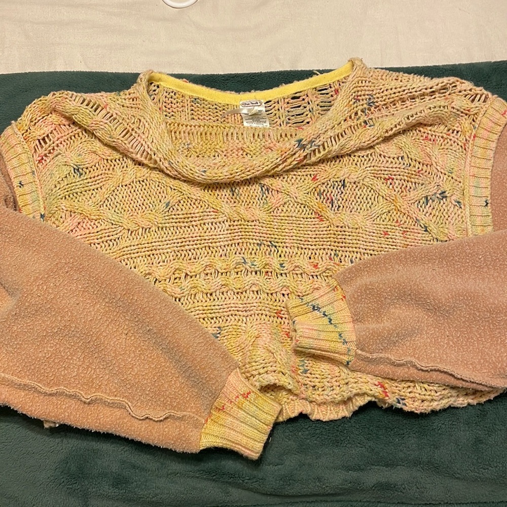 Free People Oversized Knit Sweater